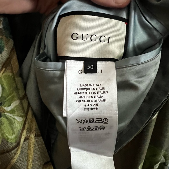 Gucci Silk Floral Bomber - From Alessandro Michele’s First Collection - Picture 4 of 5
